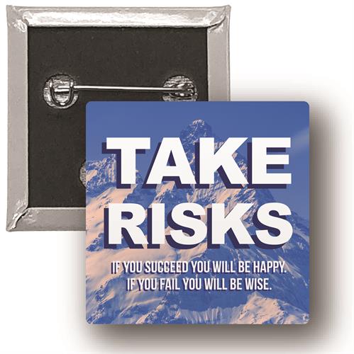 Square Pinback Button