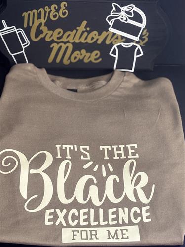 It’s the black excellence for me
