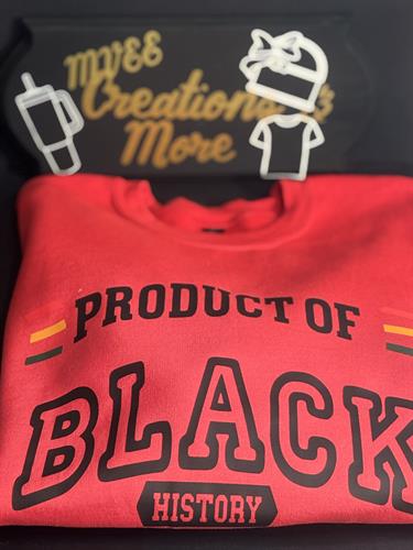 Custom sweater  Available in T-shirt