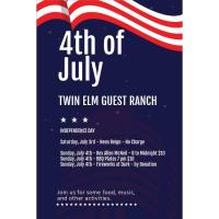 Twin Elm Guest Ranch 4th of July
