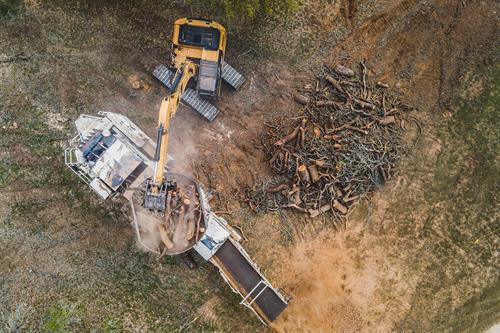 Brush and land clearing services