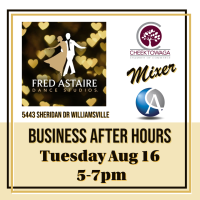 Business After Hours Event co-hosted with Amherst Chamber of Commerce