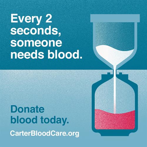 Every 2 seconds, someone needs blood