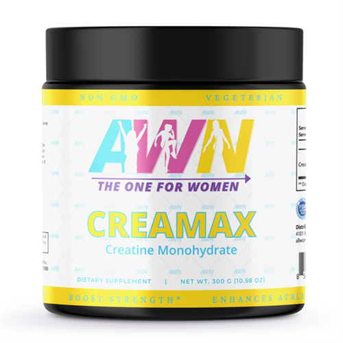 CreaMax:  AW Nutrition’s Creatine has ZERO Fillers and ZERO additives, making your creatine dosing as pure and as high quality as you can get. The list of benefits associated with supplementing creatine are numerous, most benefits are known to help aid in increasing lean muscle mass, increasing strength, reducing fatigue, and improving muscular energy.