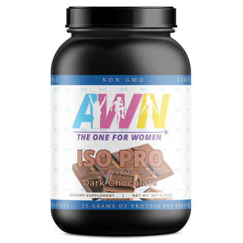AW Nutrition’s Iso Pro Dark Chocolate Milkshake is made from 100% Whey Protein Isolate.  With 1 gram of carbohydrate and 1 gram of fat, and 25 grams of protein, Iso Pro makes a highly nutritional and great tasting source to increase your daily intake of protein. Increased protein intake can help you gain lean muscle mass, boost metabolic rate, and because WPI is absorbed immediately, flooding your muscles with key amino acids is perfect for post-workout recovery.