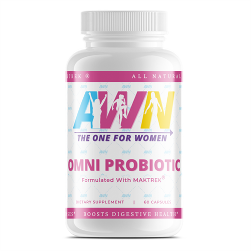 Omni Probiotic - A Potent 40 Billion CFU Dose of 4 Probiotic Strains with MAKTREK (Bi-Pass Technology) - Ensures that the CFUs arrive alive where they are truly absorbed.