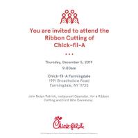 Grand Opening and Ribbon Cutting Chick-fil-A