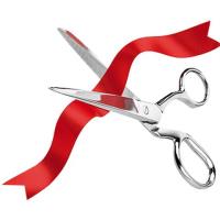 It's About Time Anniversary Ribbon Cutting