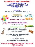 Farmingdale Fire Dept. Annual Columbus Weekend Fair, Carnival & Parade