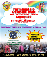Kiwanis Vendor Fair On the Farmingdale Village Green / Farmers Market