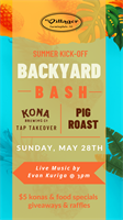 Summer BBQ Pig Roast & Kona Brewery Tap Take Over