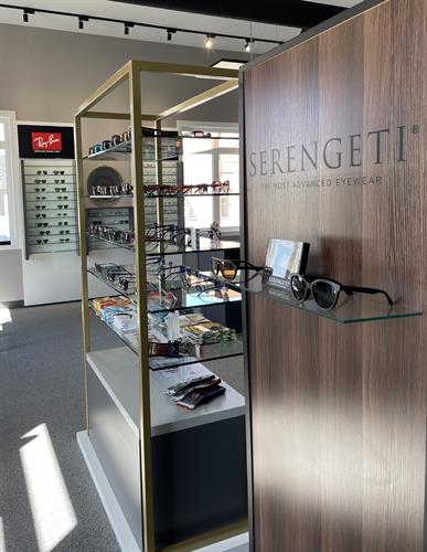 Eyewear, sunglasses, contact lenses, and safety eyewear.