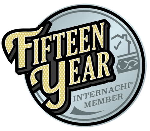 15 year membership with InterNACHI, International Association of Certified Home Inspectors