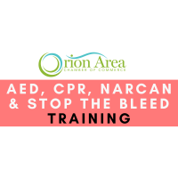 AED, CPR, Narcan, and Stop the Bleed Training