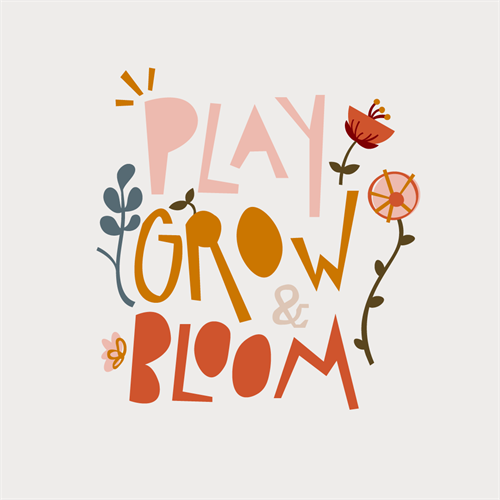 Play Grow Bloom Logo Design