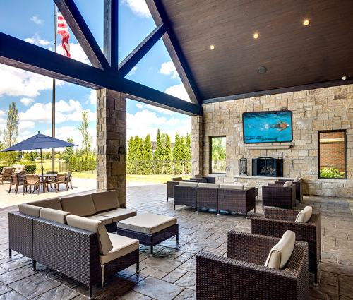 Montclair Outdoor Clubhouse Patio