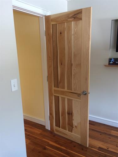 Custom Hickory Interior Door