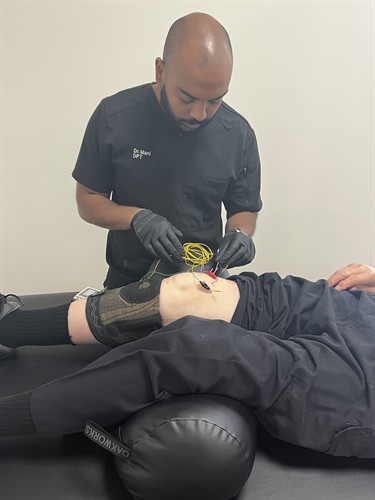 Electrical stimulation at THERA Performance Lab in Lake Orion