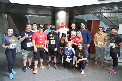 Allegheny Health Network Pulmonary Team at the 2025 Fight For Air Climb Pittsburgh.