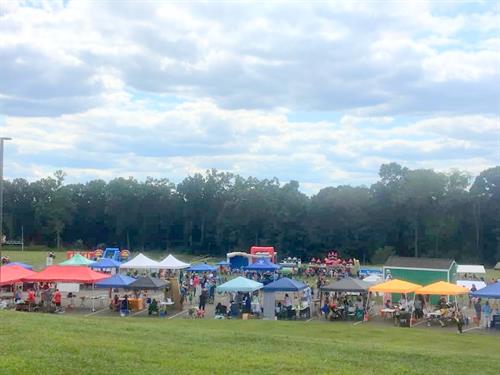 Business tents at South Fayette Community Day