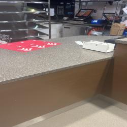Installed Countertop - Dunkin Donuts