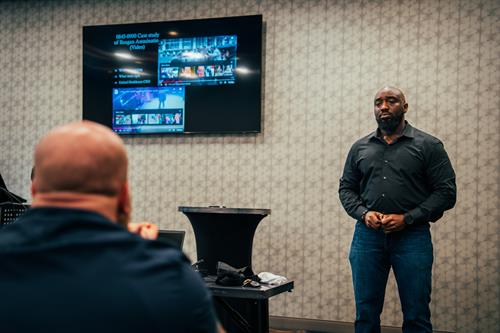 Executive Protection Instructor Teaching Close Protection Fundamentals