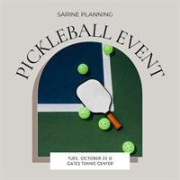 Sarine Planning: Pickleball Lessons + Networking