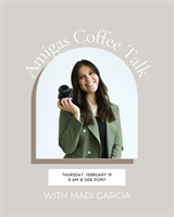 Amigas Coffee Talk with Madi Garcia @ Side Pony