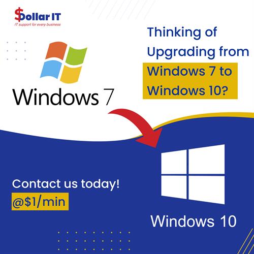 Planning to Migrate from Windows 7 to Windows 10?  Contact us for flawless migration #itsupport #windows #computerrepair #laptop #itsolutions #itservices #microsoft #cybersecurity #apple #technews #pc #it #computers #informationtechnology #software #laptoprepair #smallbusiness #datarecovery #support #business #techsupportlife #computertech #ittech #windows10 #windows10update