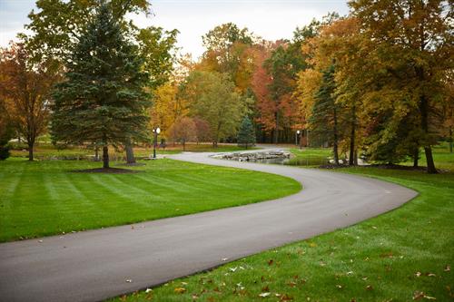 Our favorite! Winding shared use pathways