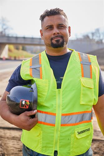 Leading the paving crew