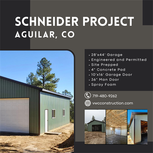Pole Barn built in Aguilar CO