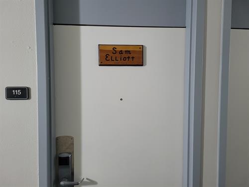 Sam Elliott Stayed Here! (Room 115)