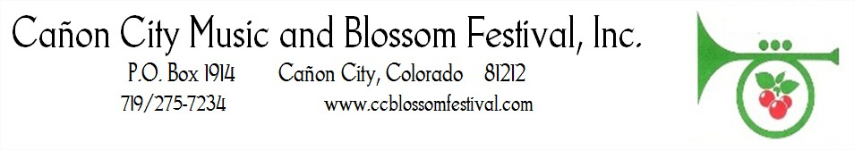Cañon City Music & Blossom Festival, Inc