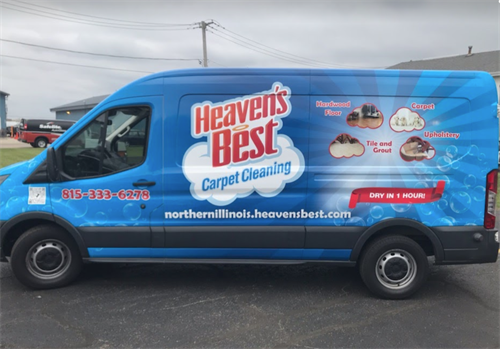 Our beautiful van - wave if you see us around town!