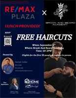Picture Day event at brook and beard academy FREE HAIRCUTS!