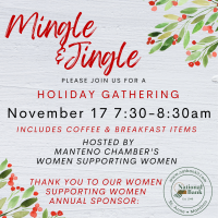 Women Supporting Women:Holiday Mingle & Jingle
