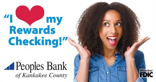 You'll love our Rewards Checking account!