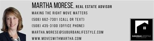 Contact Martha Morese today