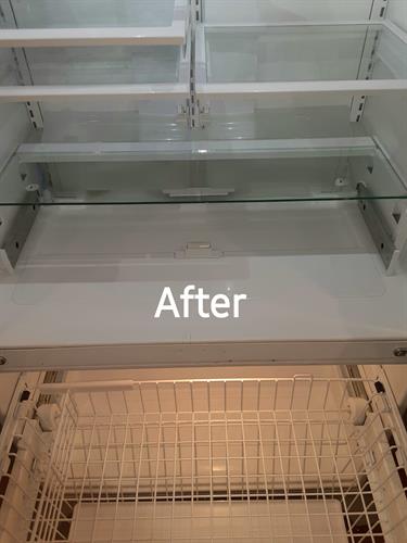 After Photo of Refrigerator Cleaning After Photo of Refrigerator Cleaning
