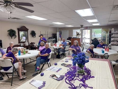 The  "Healthy Living" Educational Program held at the at the Ridgely Senior Center and Ridgely Public Library hosted by the Alzheimer's Association.