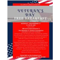 Veterans Day Free Breakfast