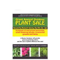 West Yarmouth Congregational Church Plant Sale & Lobster Roll Luncheon