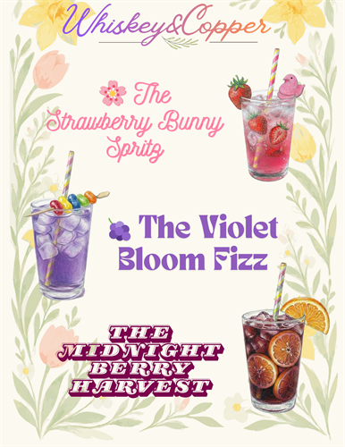 Fun Mocktail Menu