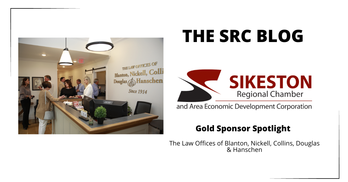 Gold Sponsor Spotlight - The Law Offices of Blanton, Nickell, Collins, Douglas & Hanschen