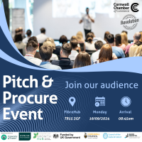 Pitch & Procure Event - Be part of our live audience