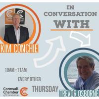 Kim Conchie in conversation with Trevor Osborne