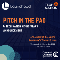 Pitch in the Pad & Tech Nation Rising Stars Announcement 