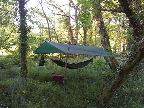 Wild camping by the River in our Wild Space