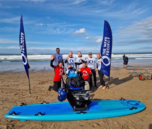 The Wave Project Adaptive Surf Lesson at Croyde Beach